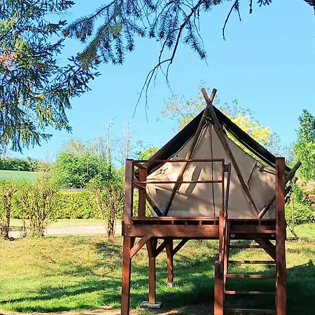 Les Auzerals Camping Du Lac Rabastens Buitenkant foto